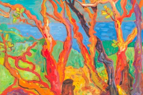 #20 Elizabeth Murray Dancing Madrones Big Sur1