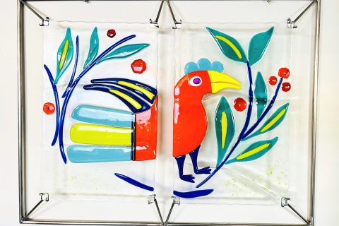#21 Jill Casty My Finest Feathered Friend - Wall Sculpture
